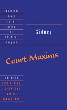 portada Sidney: Court Maxims (Cambridge Texts in the History of Political Thought) (in English)