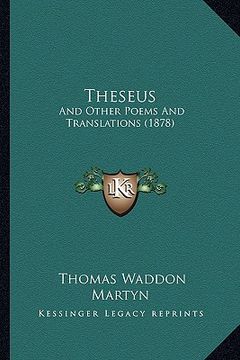 portada theseus: and other poems and translations (1878)