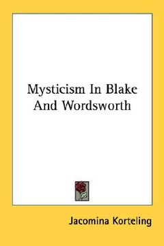 portada mysticism in blake and wordsworth (en Inglés)
