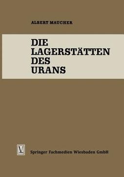portada Die Lagerstätten Des Urans (en Alemán)