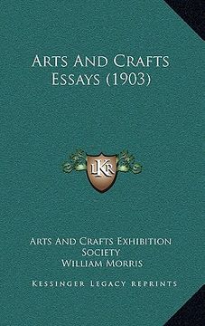 portada arts and crafts essays (1903)