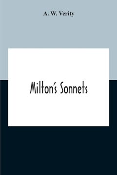 portada Milton'S Sonnets (in English)