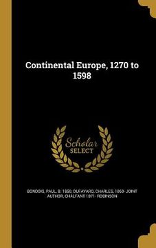 portada Continental Europe, 1270 to 1598