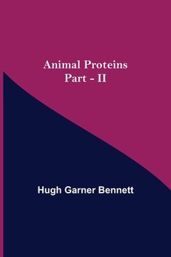 portada Animal Proteins Part - II (en Inglés)