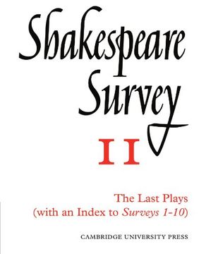 portada Shakespeare Survey With Index 1-10 (en Inglés)
