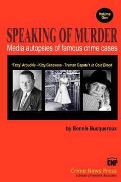 portada speaking of murder (in English)