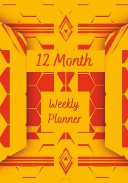 portada 12 Month weekly planner (en Inglés)