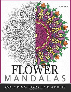 portada Floral Mandala Coloring Books Volume 2: Mandala Meditation Coloring Book (en Inglés)