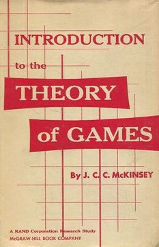 portada INTRODUCTION TO THE THEORY OF GAMES.