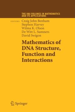 portada mathematics of dna structure, function and interactions (en Inglés)