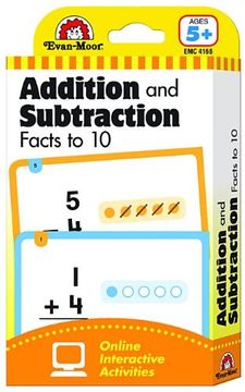 portada flashcards: beginning addition and subtraction facts to 10, ages 5+