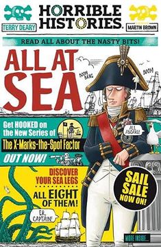 portada All at sea (Horrible Histories) (en Inglés)