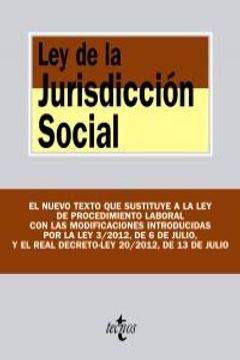 portada Ley De La Jurisdiccion Social