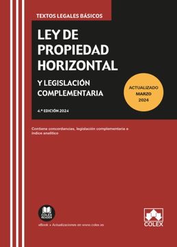 portada Ley de Propiedad Horizontal y Legislacion Complementaria 202