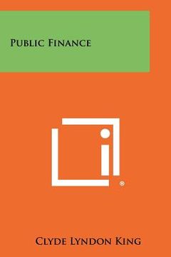 portada public finance (en Inglés)