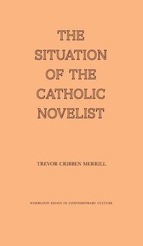 portada The Situation of the Catholic Novelist (en Inglés)