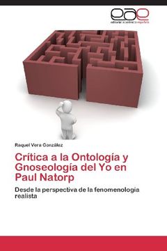 portada Critica a la Ontologia y Gnoseologia del Yo En Paul Natorp