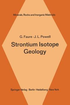 portada strontium isotope geology (en Inglés)