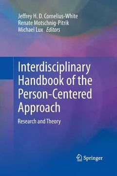 portada Interdisciplinary Handbook of the Person-Centered Approach: Research and Theory (in English)