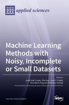 portada Machine Learning Methods with Noisy, Incomplete or Small Datasets (in English)