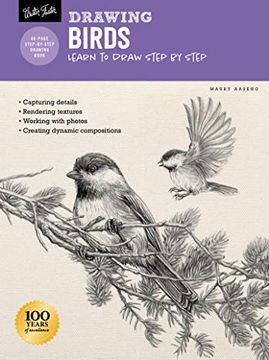portada Drawing: Birds: Learn to Draw Step by Step (How to Draw & Paint) (en Inglés)