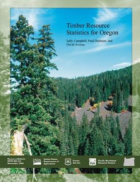 portada Timber Resource Statistics for Oregon (en Inglés)