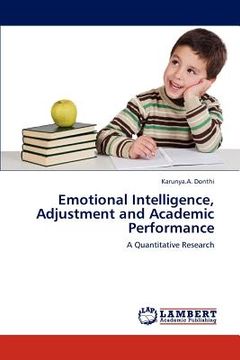 portada emotional intelligence, adjustment and academic performance (en Inglés)