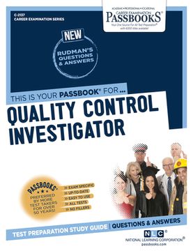 portada Quality Control Investigator (C-2137): Passbooks Study Guide Volume 2137 (en Inglés)