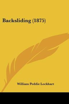 portada backsliding (1875) (en Inglés)