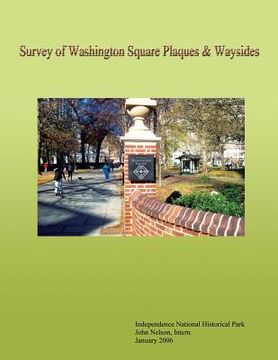 portada Survey of Washington Square Plaques & Waysides (en Inglés)