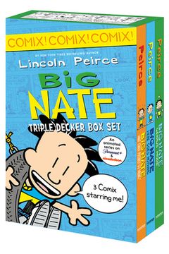 portada Big Nate: Triple Decker box Set: Big Nate: What Could Possibly go Wrong? And big Nate: Here Goes Nothing, and big Nate: Genius Mode