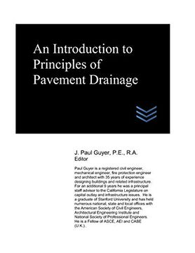 portada An Introduction to Principles of Pavement Drainage (en Inglés)