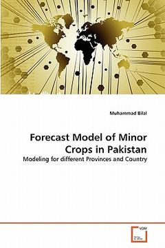 portada forecast model of minor crops in pakistan (en Inglés)