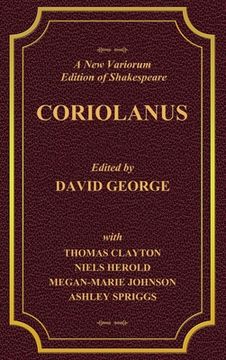 portada A New Variorium Edition of Shakespeare CORIOLANUS Volume II (en Inglés)