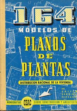 portada 164 modelos de planos de plantas. distribución racional de la vivienda. 4ª ed.