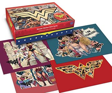 portada Dc Comics: Wonder Woman Blank Boxed Note Cards 
