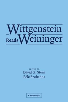 portada Wittgenstein Reads Weininger 