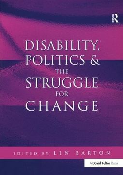 portada Disability, Politics and the Struggle for Change