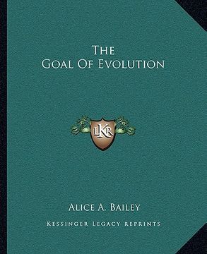 portada the goal of evolution