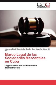 portada marco legal de las sociedades mercantiles en cuba