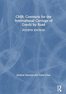 portada Cmr: Contracts for the International Carriage of Goods by Road (Lloyd's Shipping law Library) (en Inglés)
