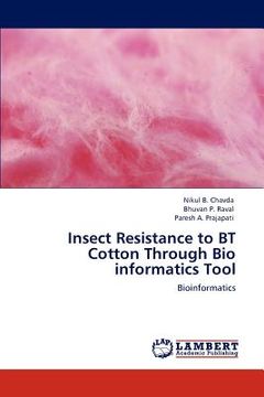 portada insect resistance to bt cotton through bio informatics tool (in English)