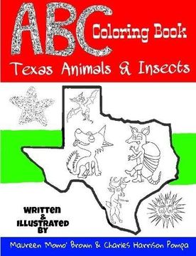portada ABC Coloring Book: Texas Animals & Insects (en Inglés)