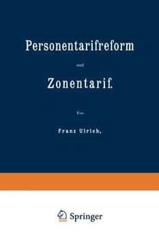 portada Personentarifreform und Zonentarif (German Edition)