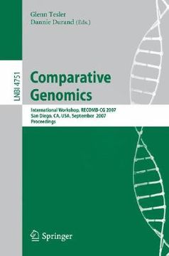 portada comparative genomics: recomb 2007, international workshop, recomb-cg 2007, san diego, ca, usa, september 16-18, 2007, proceedings (en Inglés)