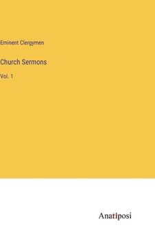 portada Church Sermons: Vol. 1 (en Inglés)