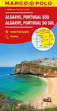 portada Algarve, Portugal South Marco Polo map (en Alemán)