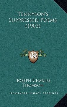 portada tennyson's suppressed poems (1903) (in English)