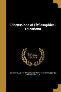 portada Discussions of Philosophical Questions (en Inglés)