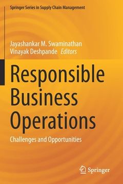 portada Responsible Business Operations: Challenges and Opportunities (en Inglés)